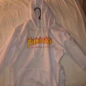 White Thresher Hoodie